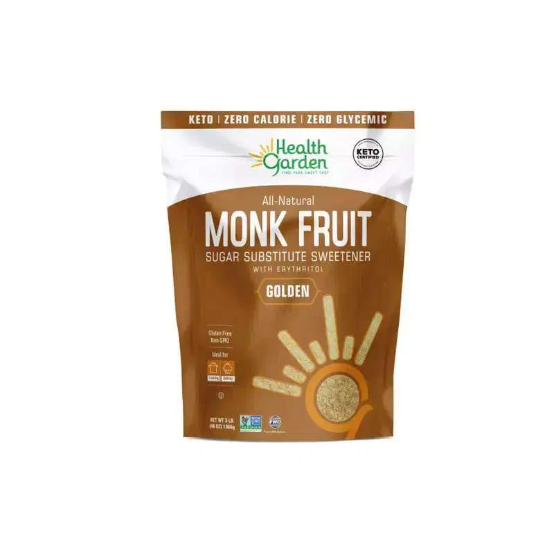 Health Garden Monk Fruit Golden Sweetener 3 lb -2pack