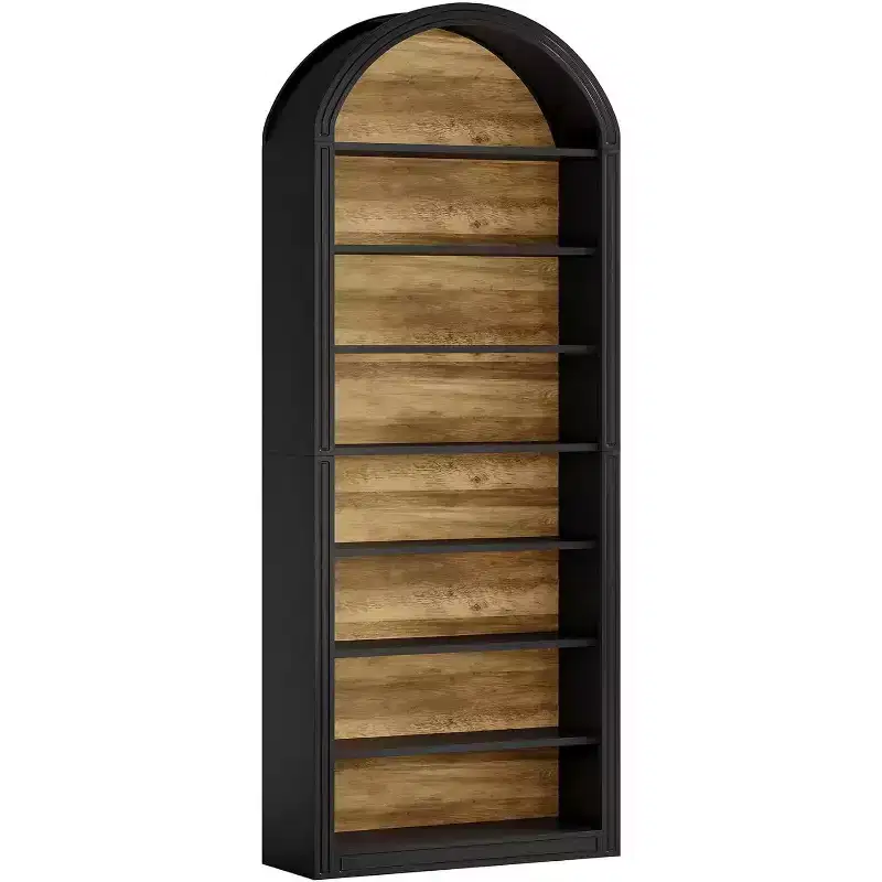 8-Tier Tall Shoe Storage Cabinet, Large Shoe Organizer, Wooden Freestanding Shoe Rack for Closet Entryway