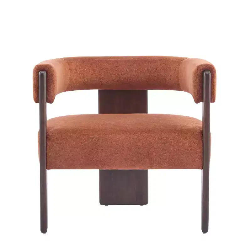 Christopher Knight Home Noah Modern Rubberwood Upholstered Accent Arm Chair
