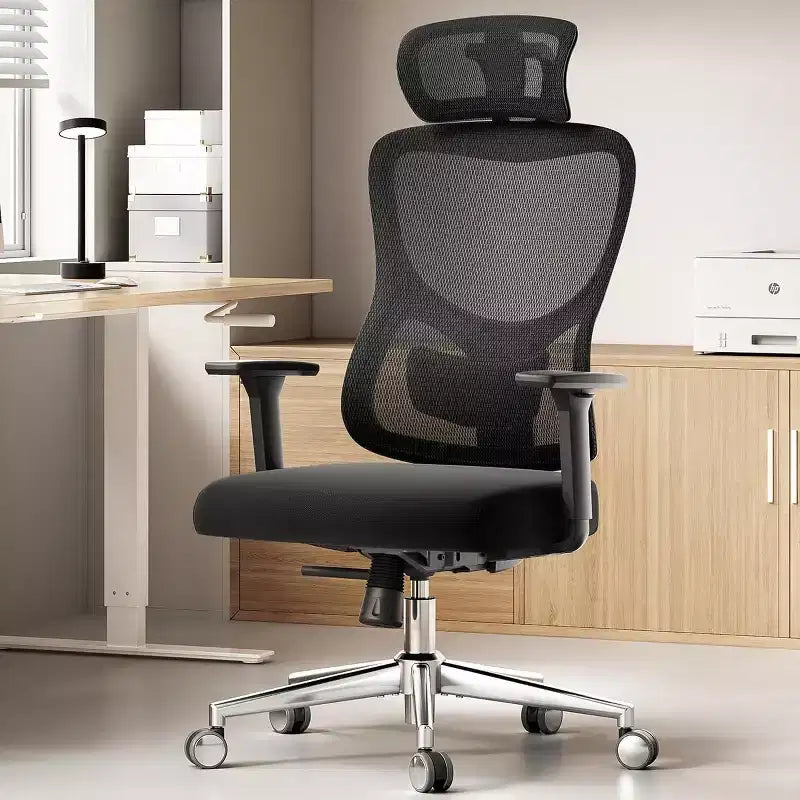 TUYOHW Ergonomic Office Chair with Lumbar Support,Computer Desk Chair with Adjustable Headrest,3D Armrests,Mesh Office Chair with Wheels