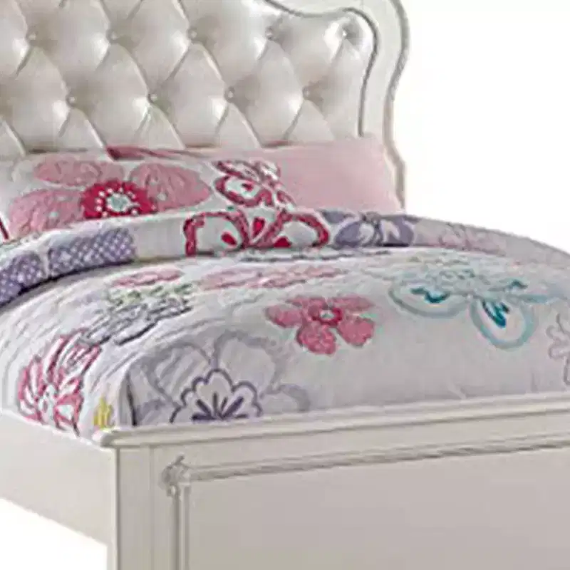 Edalene 87 Full Bed and Pearl White - Acme Furniture