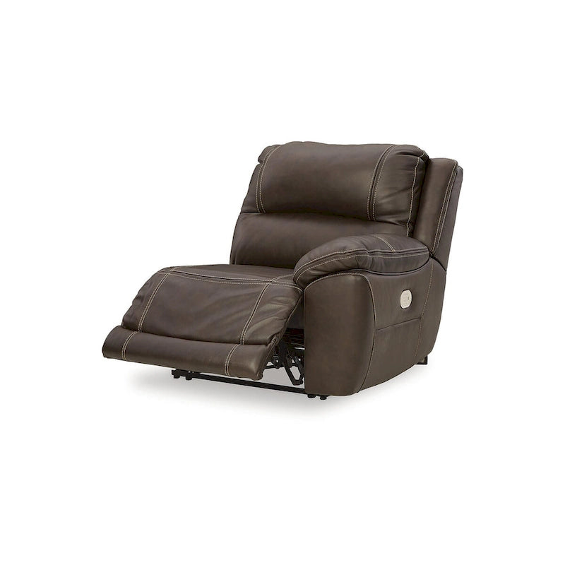 3-Piece Power Reclining Sectional Loveseat with Console