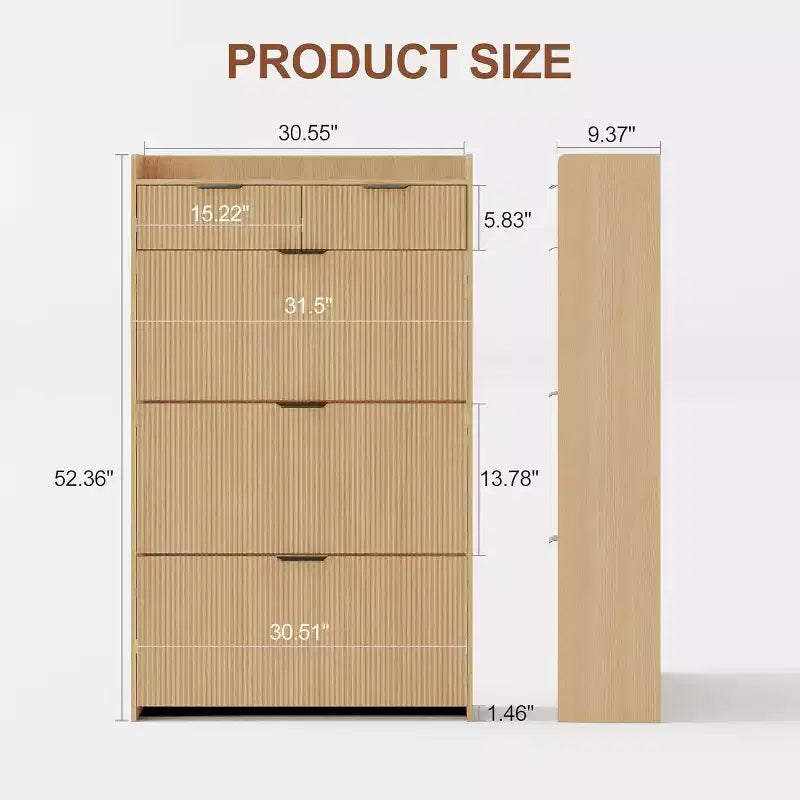 Narrow Shoe Storage Cabinet with 3 Flip Drawers, Slim Fluted Shoe Organizer for Entryway & Small Spaces, Freestanding Shoe Rack with Top Drawers