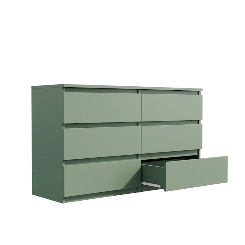 6-Drawer Dresser | Modern Minimalist Chest of Drawers