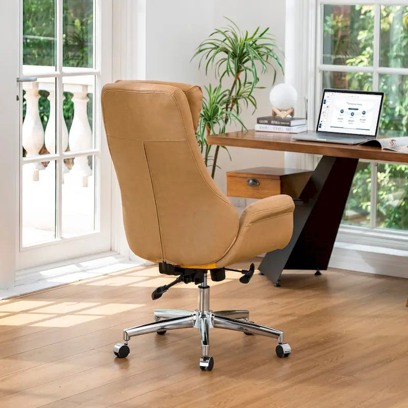Modern High Back Adjustable Swivel Office Chair with Wheels