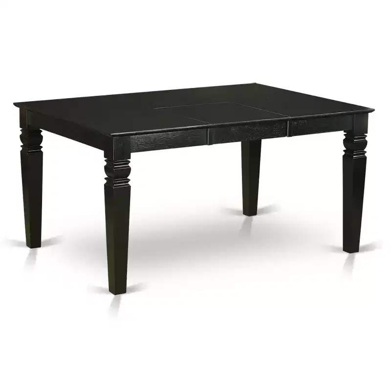 HomeStock Belmont Kitchen Nook Dining Set - Dining Table And Kitchen Chairs, Black