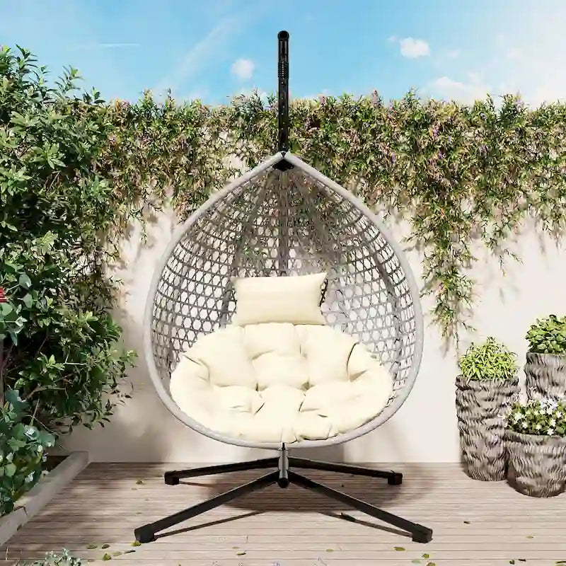 Versatile Hanging Egg Chair for Indoor and Outdoor Use