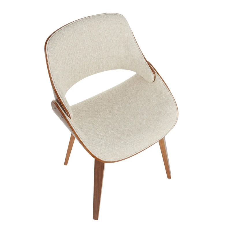 Mid-Century Modern Upholstered Dining Accent Chair