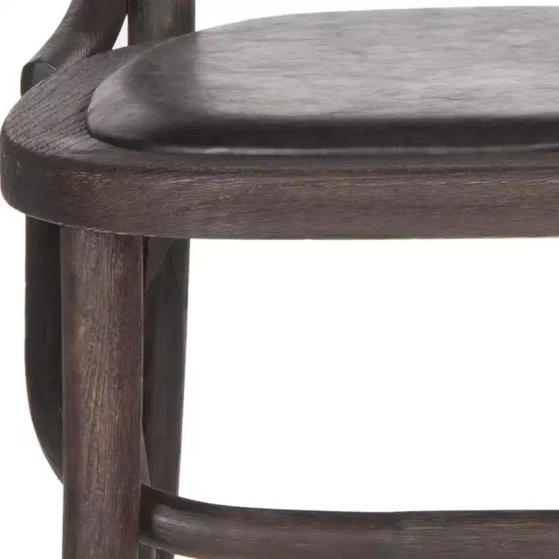 Kenny Arm Chair - MCR4689 - Antique Black - Safavieh Couture