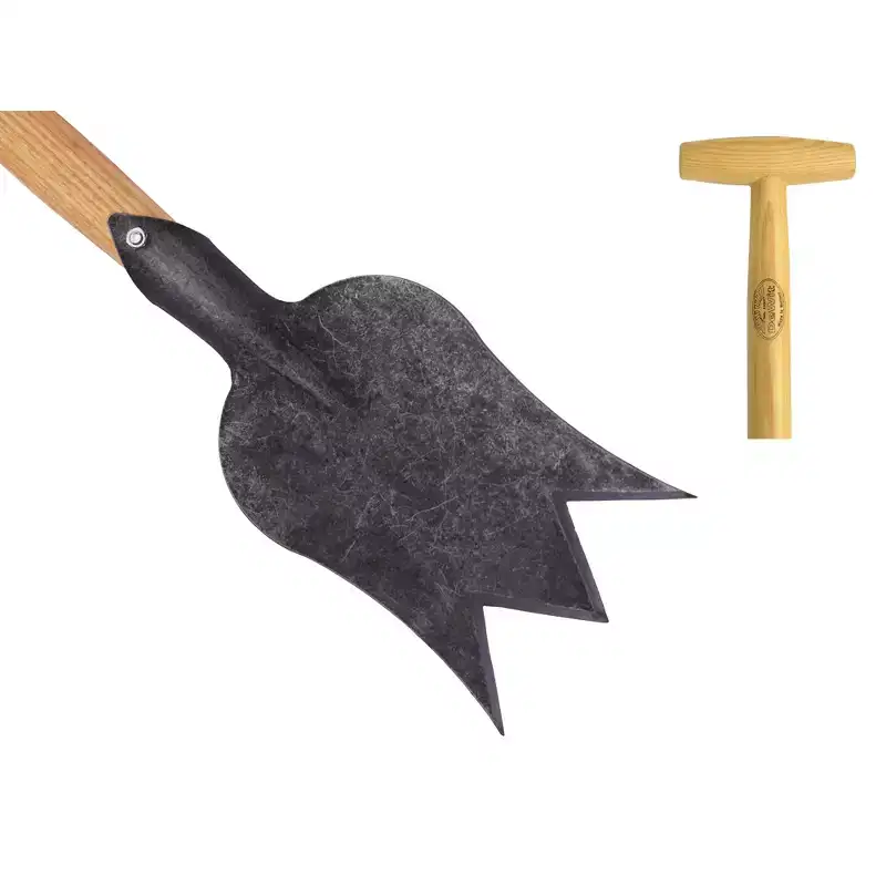DeWit Tulip Spade with Long T-Handle  Precision Gardening Tool