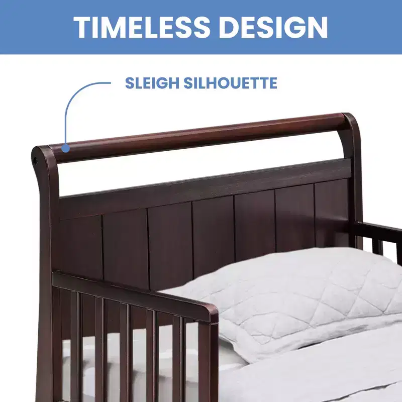Delta Children Chestopher Toddler Bed with Bedrails