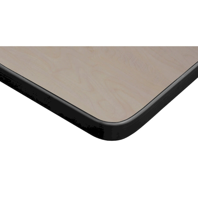 30 Square Folding Breakroom Table with Collapsible Steel Legs