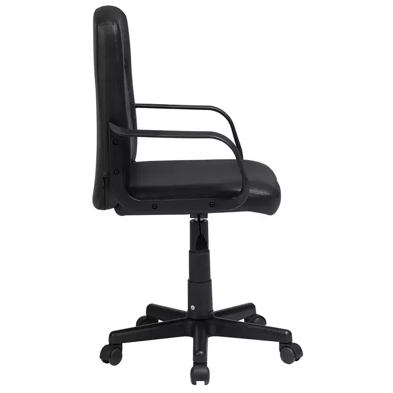 VECELO Home Office Desk Chair with Armrests, Mid Back Adjustable Height