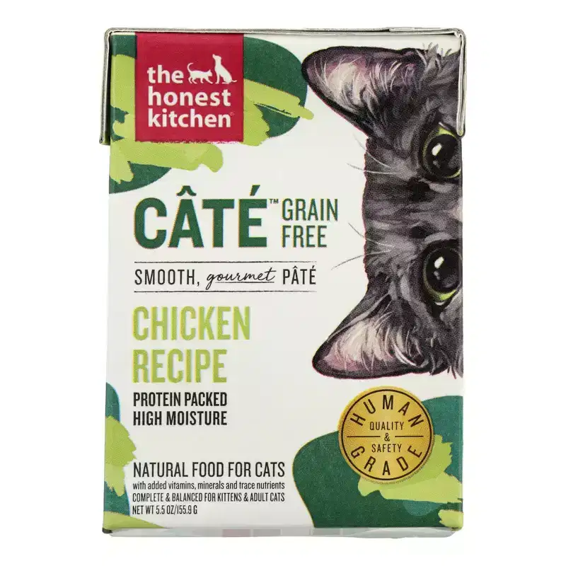 The Honest Kitchen Grain Free Chicken Recipe Wet Cat Food - Case of 12/5.5 oz