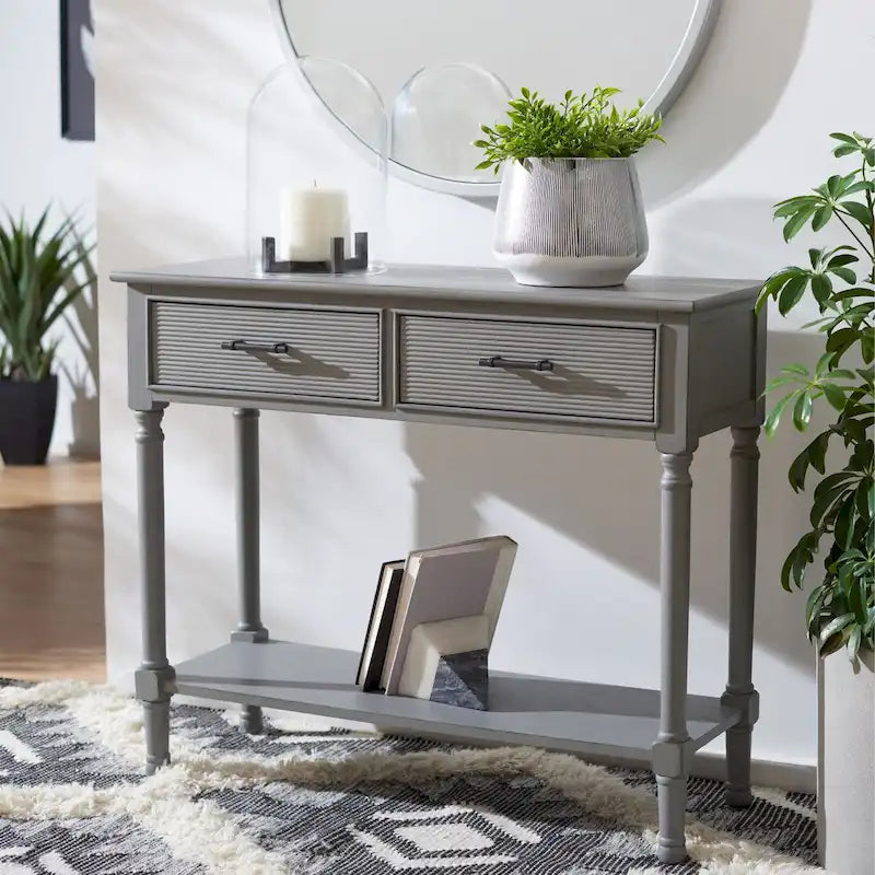 2-Drawer Console Table - 35.5 W x 13 D x 29.5 H
