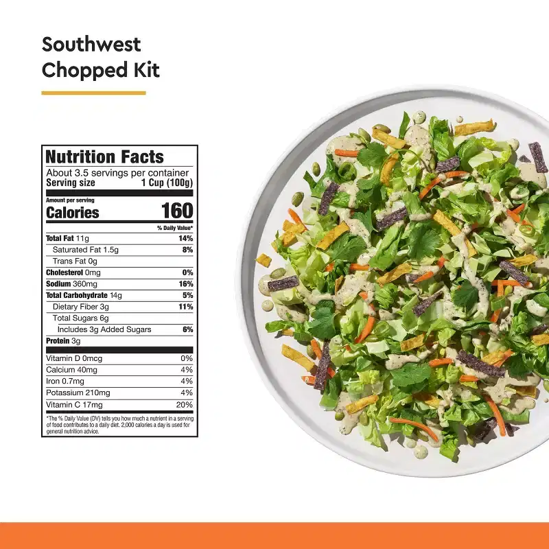 Taylor Farms Southwest Chopped Salad Kit - 12.6oz