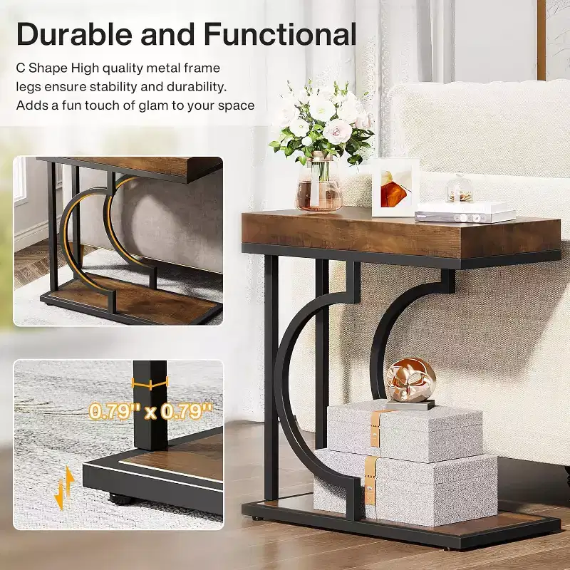 Lantine 23.6 Narrow Side Table