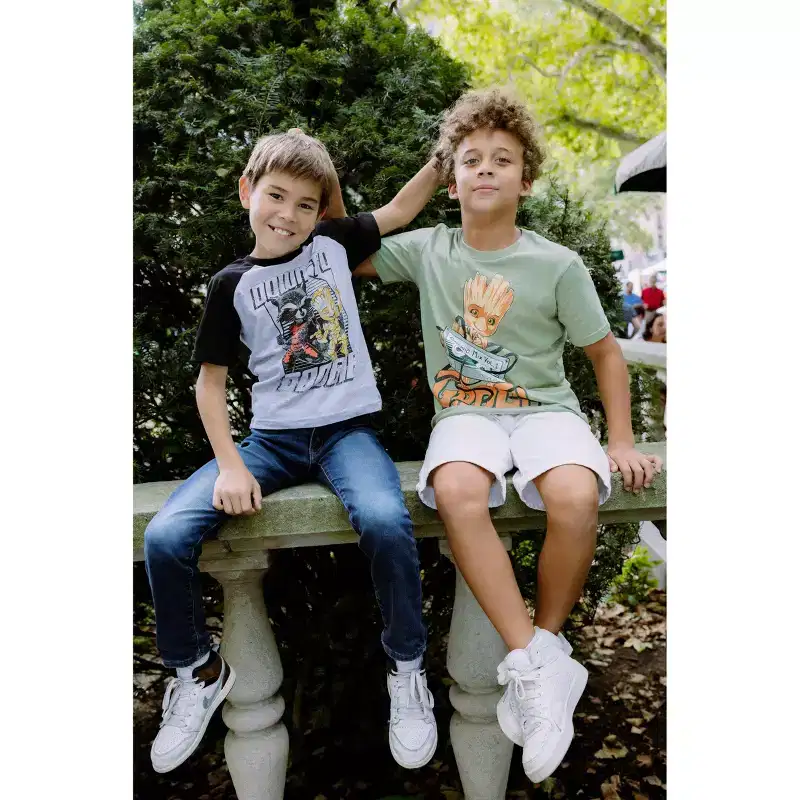 Marvel 2 Pack Raglan T-Shirts Little Kid to Big Kid
