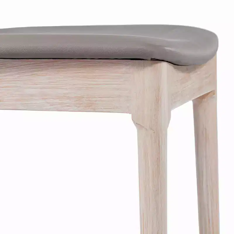 Flash Furniture Chester Commercial Grade Solid Wood Dining Chair with Slatted Backrest and Vinyl Seat