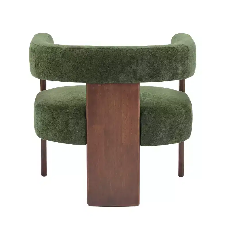 Christopher Knight Home Noah Modern Rubberwood Upholstered Accent Arm Chair