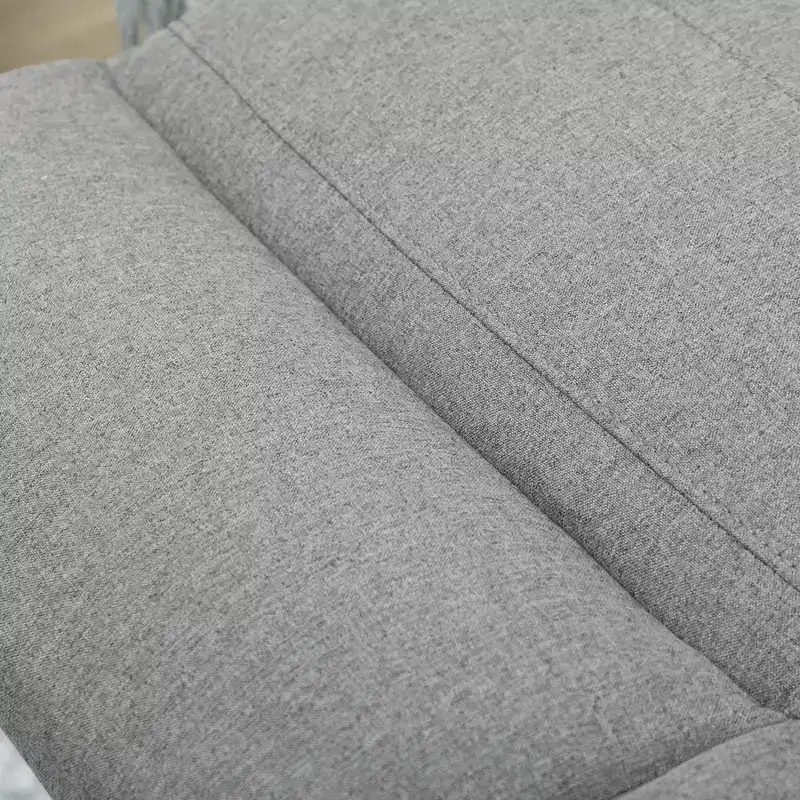 HOMCOM Modern Loveseat Recliner Sofa with Thick Sponge Padding, 2 Seater Couch Recliner Couch Manual Reclining Sofa Loveseat Couch