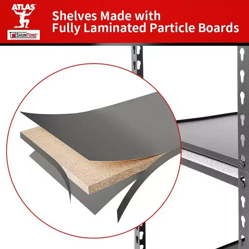 5-Tier Steel Boltless Shelving Unit, 30