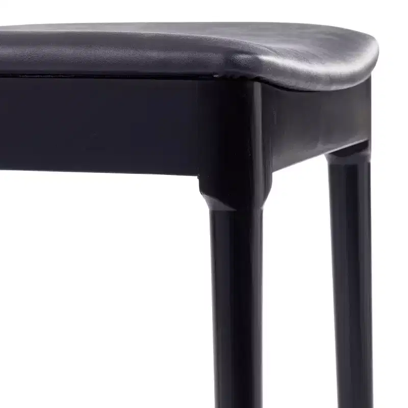Flash Furniture Chester Commercial Grade Solid Wood Dining Chair with Slatted Backrest and Vinyl Seat
