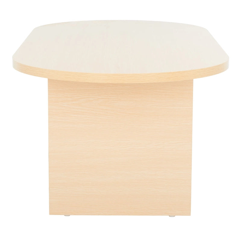 SAFAVIEH Gulzada Modern Oval Coffee Table - 47 In. W x 24 In. D x 18 In. H - 47Wx24Dx18H