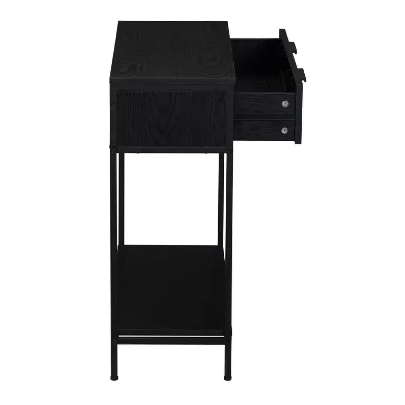 Household Essentials Bungalow Console Table Black