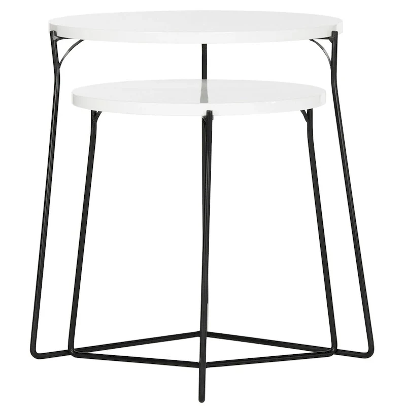 Mid-Century Stacking End Table - 19Wx19Dx21H