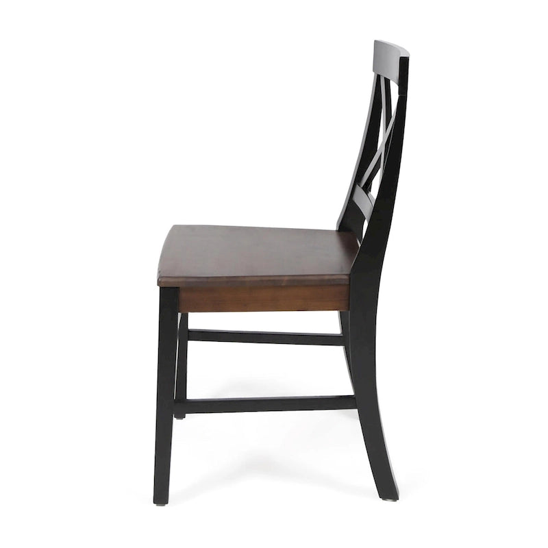 Anele Farmhouse Acacia Dining Chairs (Set of 2) by GDFStudio
