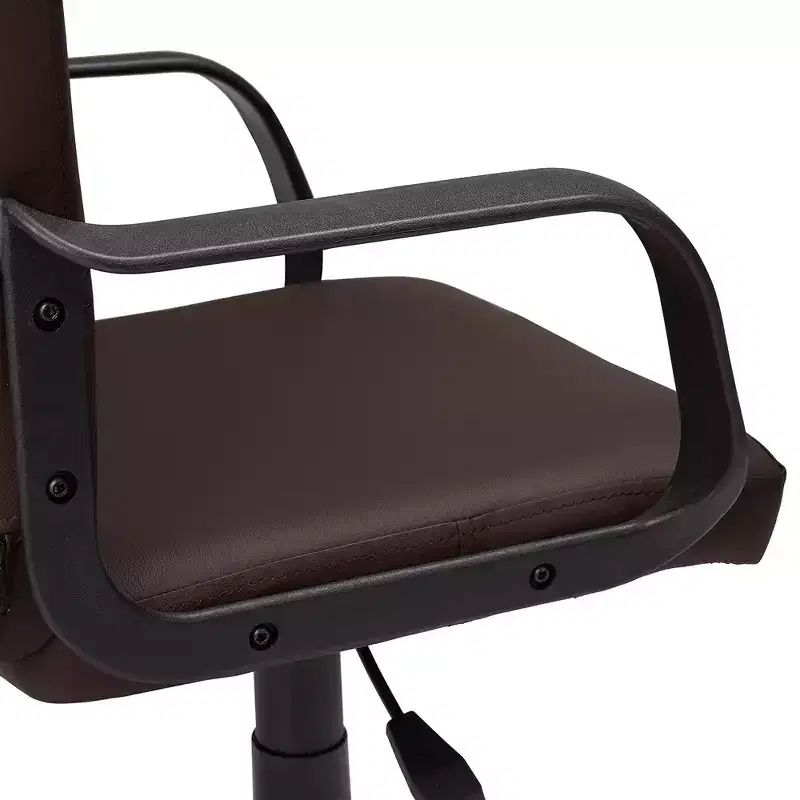 VECELO Home Office Desk Chair with Armrests, Mid Back Adjustable Height