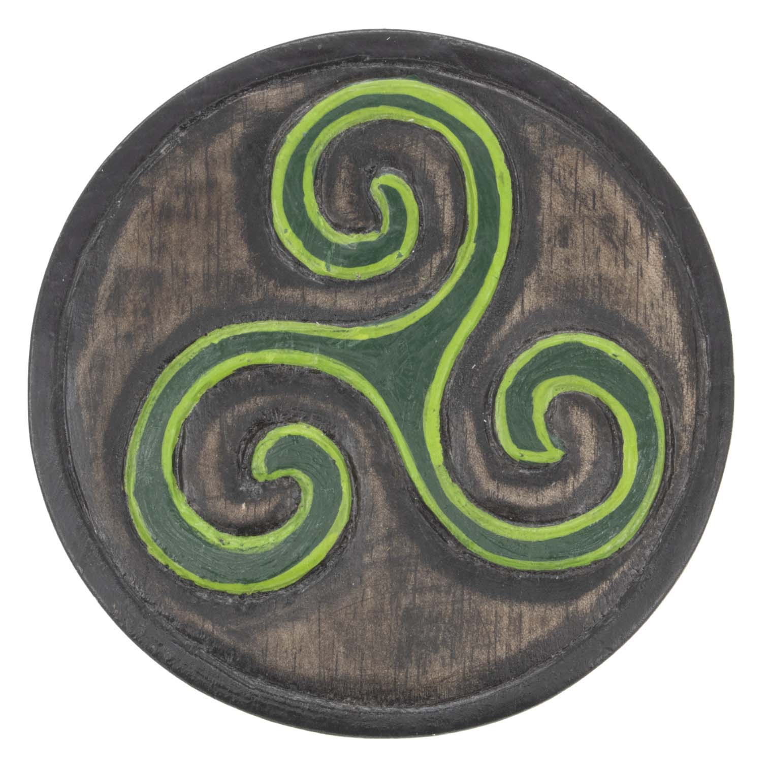 Triskelion Wood Plaque, Mini