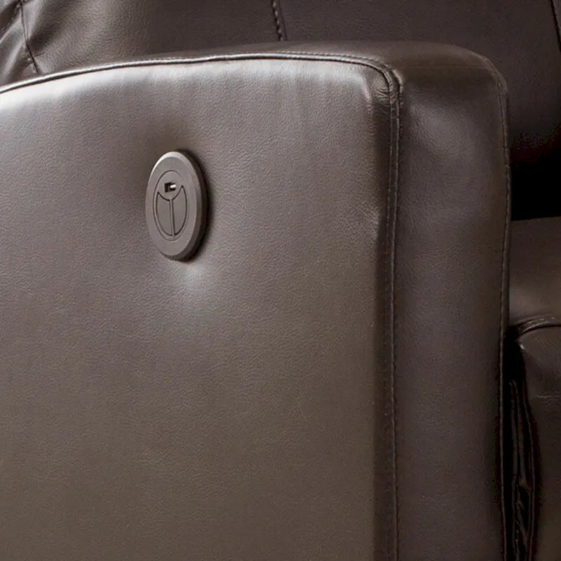 Modern Faux Leather Small Powered Reading Recliner