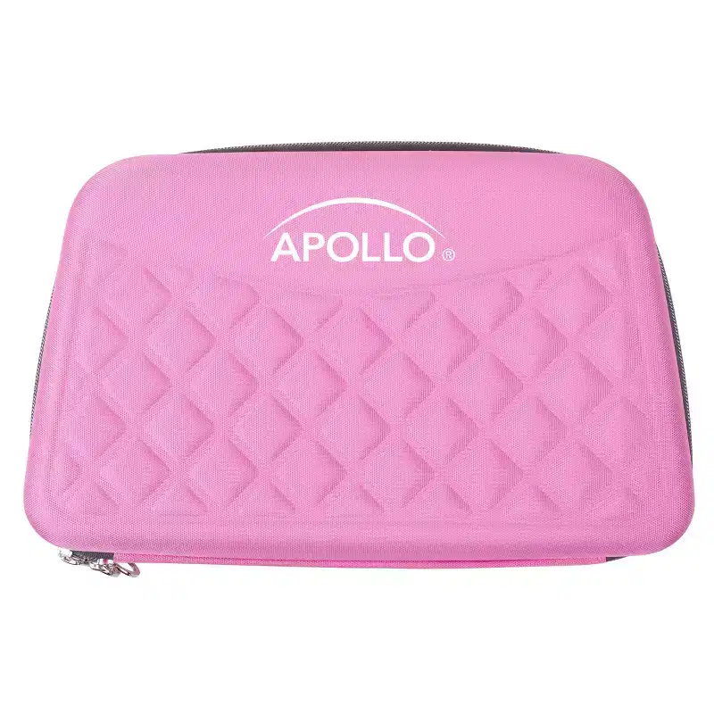Apollo Tools 63pc DT5016P Household Tool Kit in Zippered Case Pink: Women's Comfort-Grip Tool Set, 63 Pieces