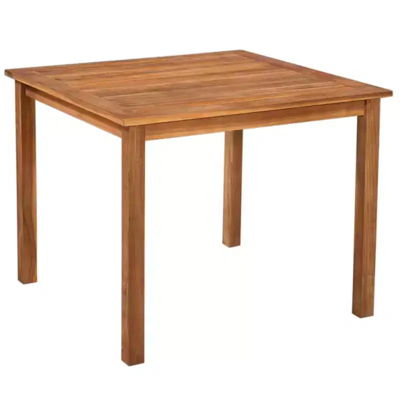 vidaXL Patio Dining Set Set of 5 Black and brown
