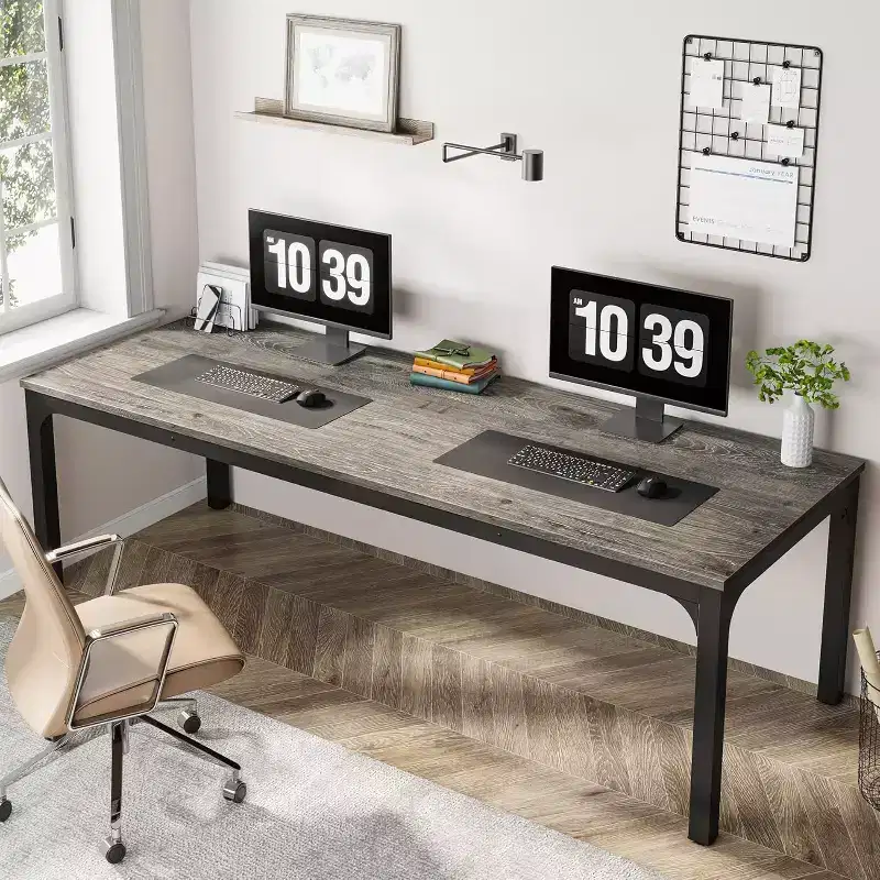 Lantine 78.7 Inches Extra Long Computer Desk