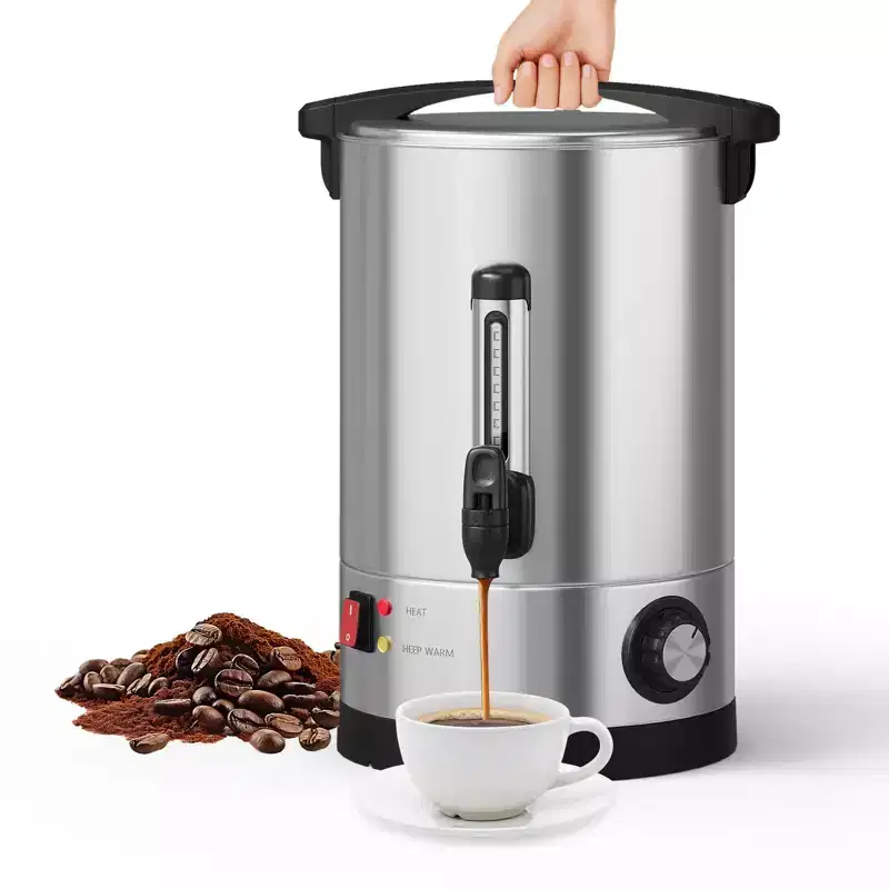GustoWave 70/110 cup Commercial Coffee Urn,Stainless Steel Hot Coffee Maker, Double Wall Thermal Carafe for Events, Catering, Parties