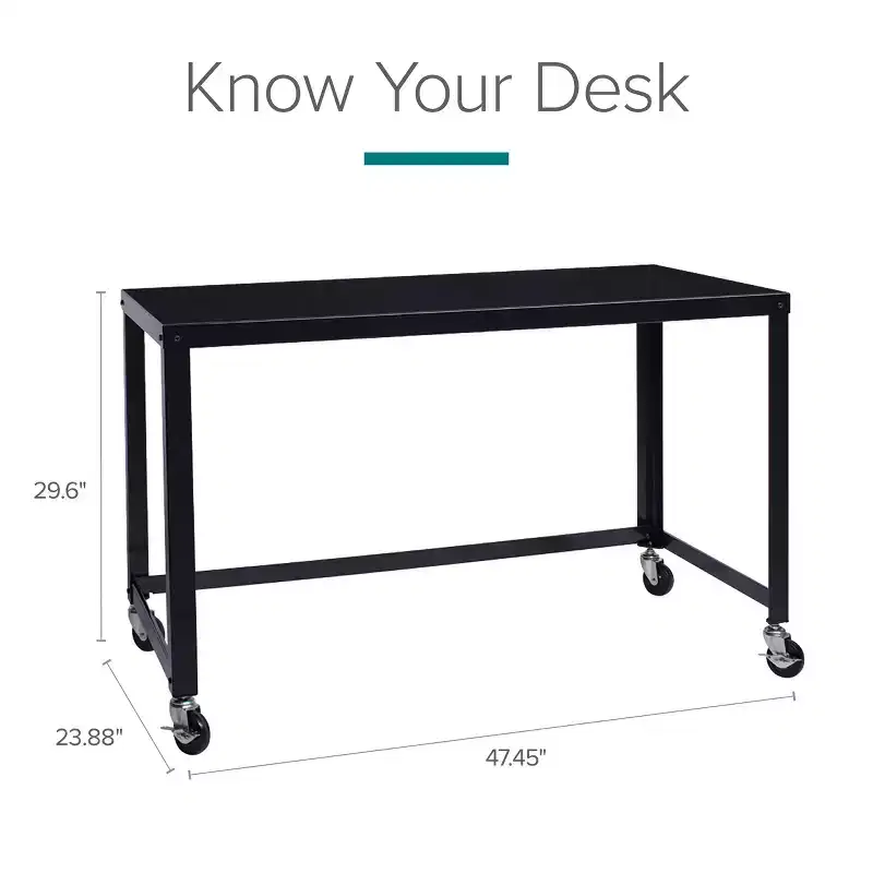 Space Solutions Mobile Desk Steel