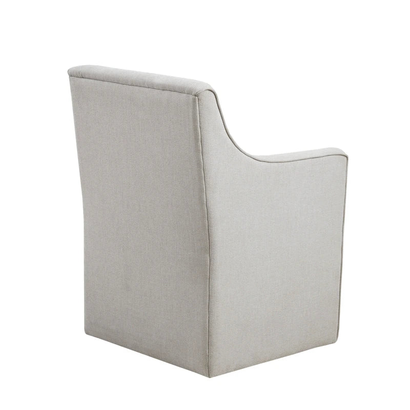 Dining Arm Chair with Casters