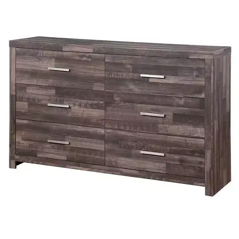 6-Drawer Dresser in Dark Oak Finish – 38