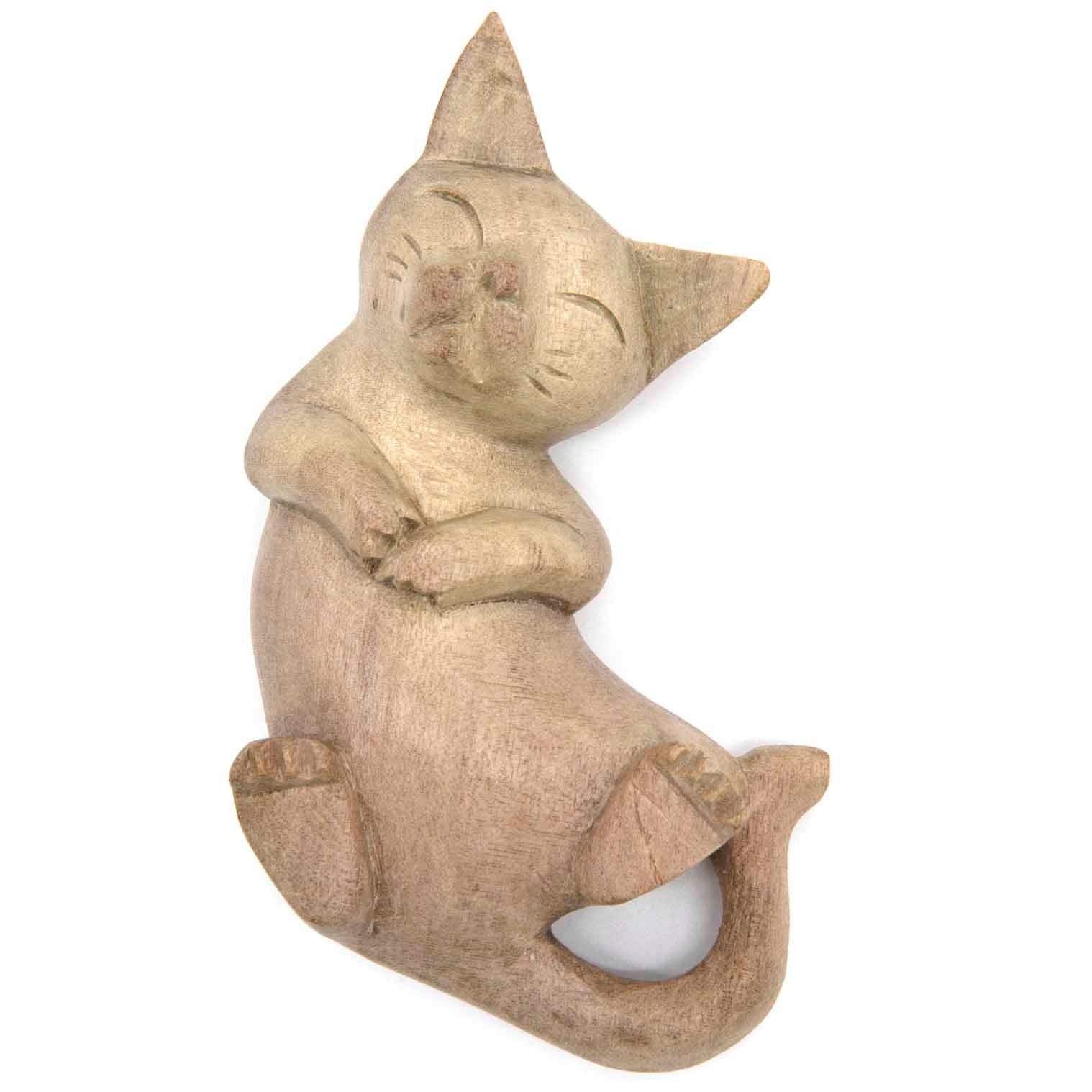 Playing Cat Carving