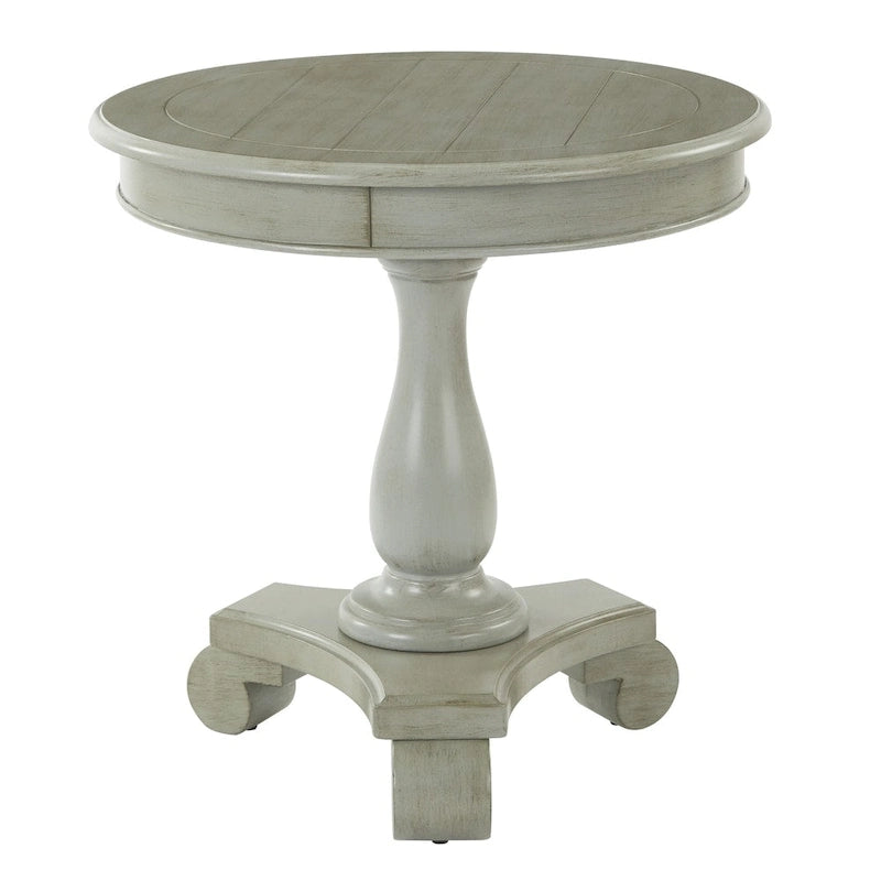 Hand-Painted Traditional Round Accent Table