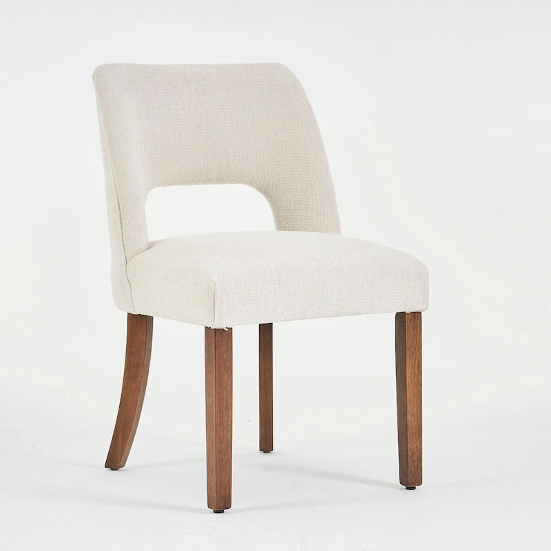 Set of 4 Fabric-upholstered Dining Chairs
