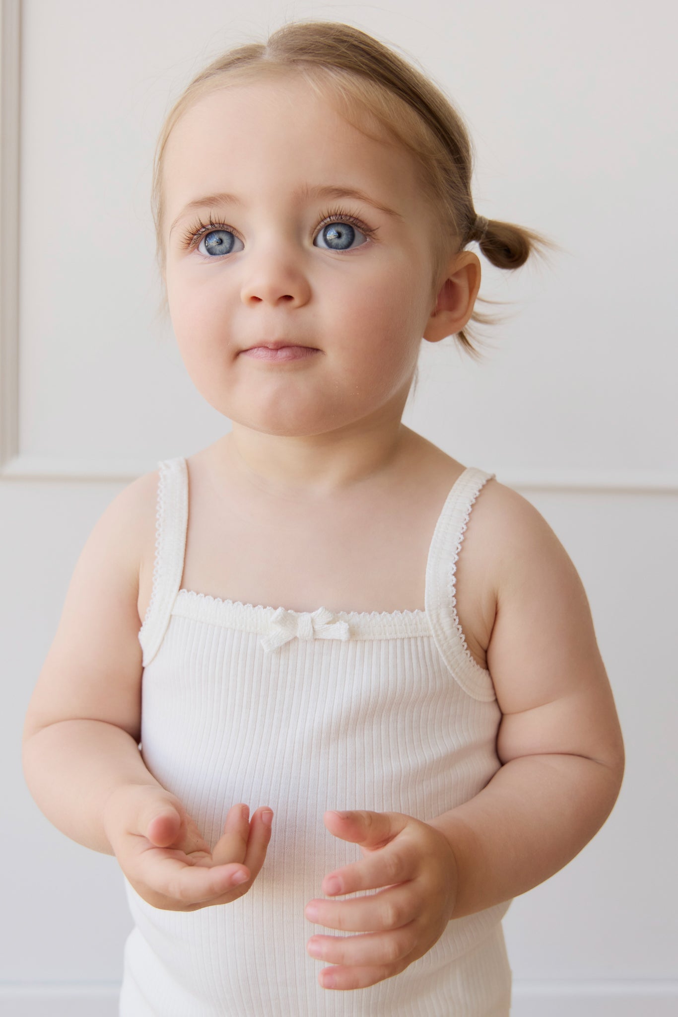 Solid Organic Cotton-Modal Singlet with Silky-Soft Lightweight Feel for Baby & Toddler Layering (6M�C8Y)