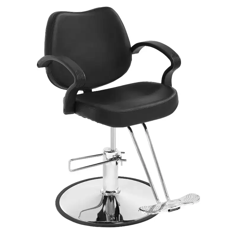 Barber Chair Hair Salon Chair with Hydraulic Pump, 360 Degrees Swivel