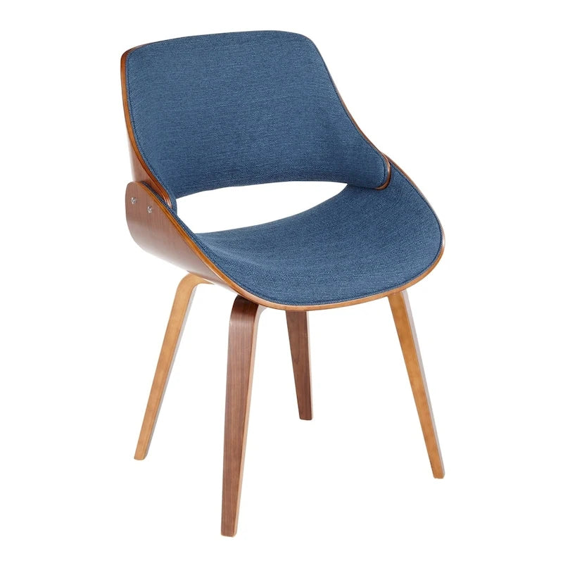Mid-Century Modern Upholstered Dining Accent Chair