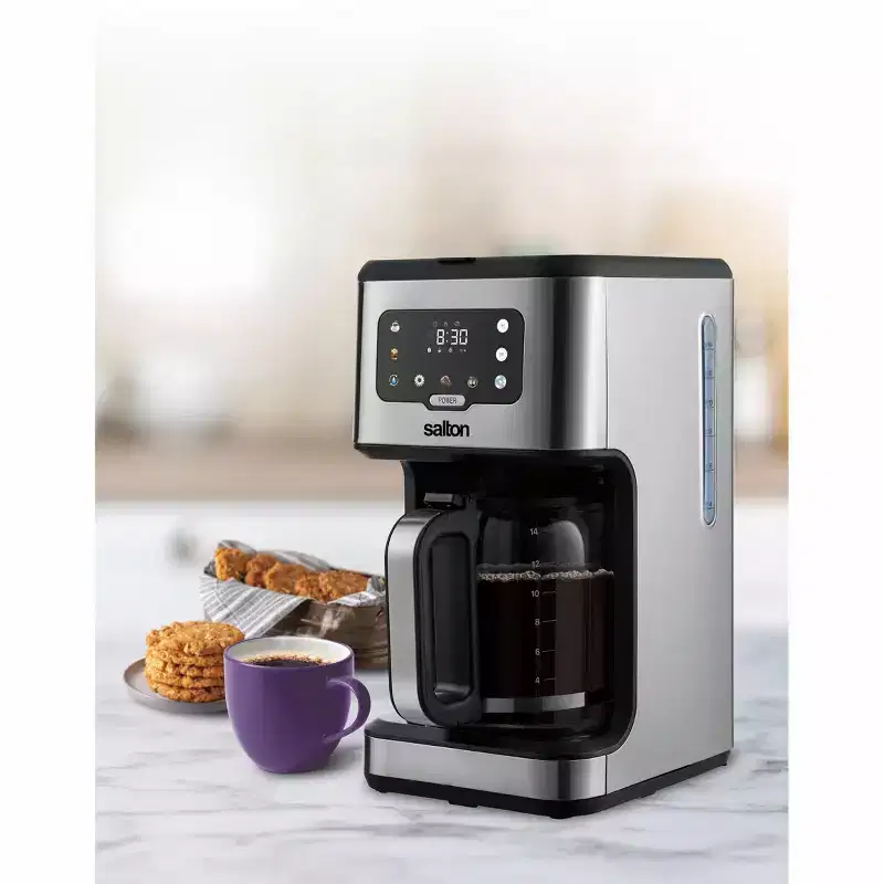Salton Stainless Steel Digital Coffee Maker - 112oz