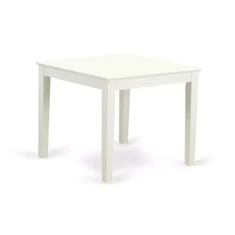 Belmont Square Kitchen Table And Wood Kitchen Dining Chairs, Linen White