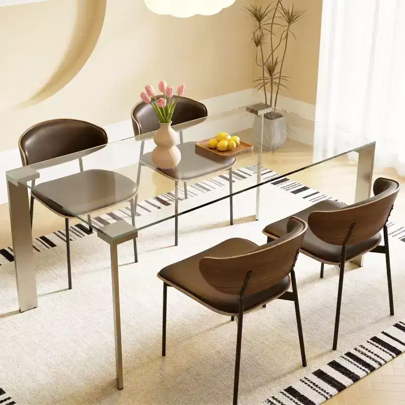 Tempered Glass Dining Table 66.9